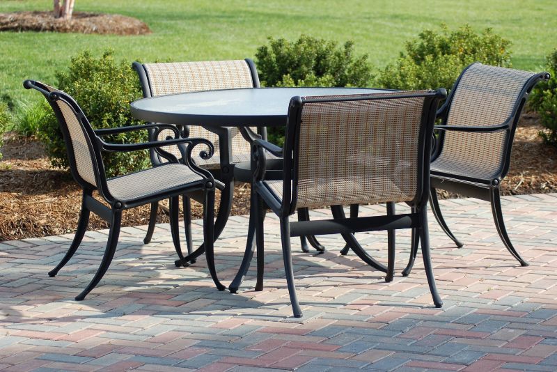 concrete slabs used to make patio
