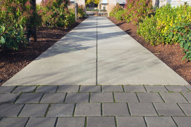concrete slab path