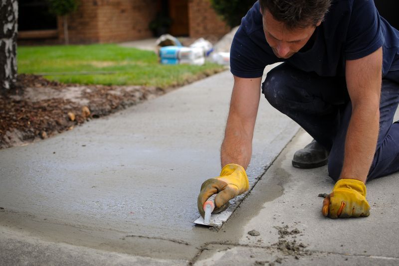 concrete path driveway