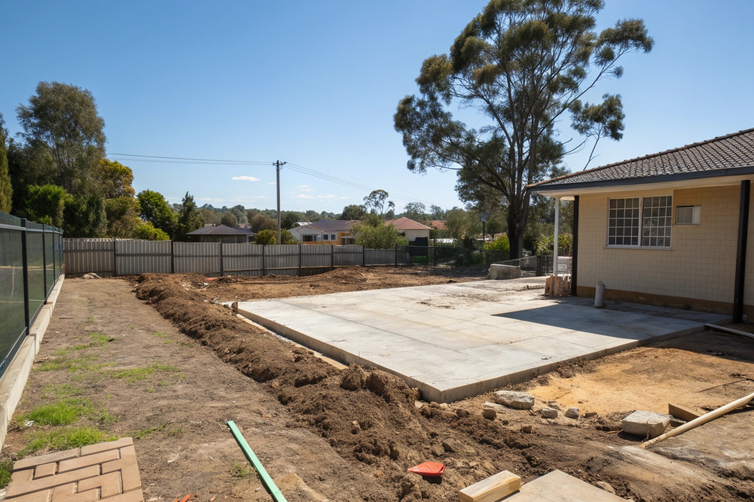 Clean cleared site after slab demolition in Bundaberg ready for new construction