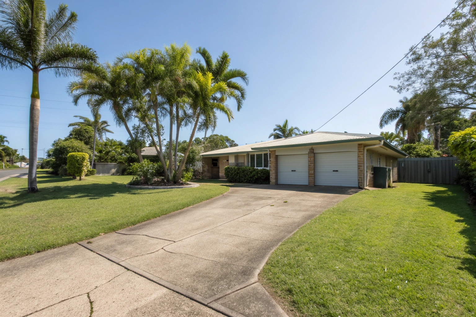 Bundaberg residential property with old driveway ready for removal